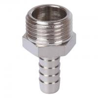 Штуцер никелированный Stout НР 1/2"x12